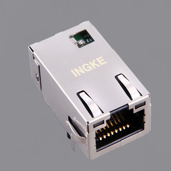 L8BE-1G1T-BFH 1GBase-T RJ45 Ethernet Connector Low Profile(Gigabit Magnetic)