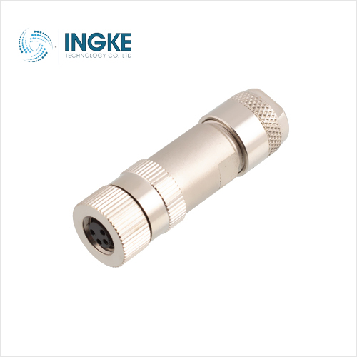 1506927 M8 3 Position Circular Connector Receptacle Female Sockets Solder Cup