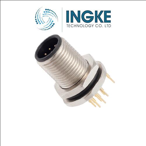 T4130012081-000  M12 Circular Connector  8 Contact  Male Pins  A Orientation  Shielded