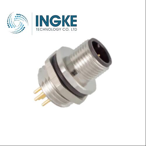 2327989-1  M12 Connector  8 Positions  Threaded  Shielded