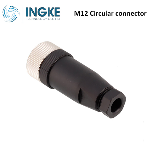 T4110001031-000 M12 Circular Connector Plug 3 Position Female Sockets Screw IP67 Waterproof A-Code