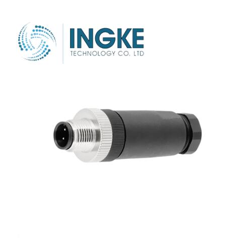 1424686 M12 Circular Connector 5 Position Plug Male Pins Spring-Cage A Code INGKE