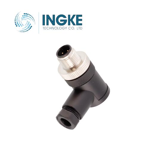 1424651 M12 Circular Connector Plug Male Pins 5 Position Spring-Cage A Code INGKE