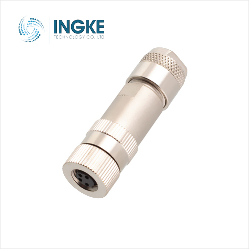 1542910 4 Position Circular Connector Receptacle Female Sockets Screw IP67 - Dust Tight Waterproof