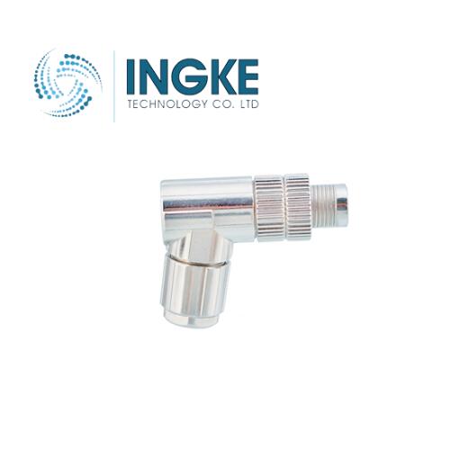 1424663 M12 Circular Connector 5 Position Plug Male Pins B Code Right Angle Spring-Cage INGKE