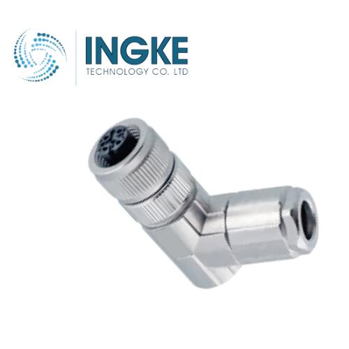 1424673 M12 Circular Connector 5 Position Receptacle Female Sockets Spring-Cage INGKE