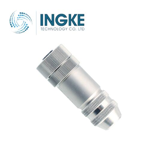 1424696 M12 Circular Connector 3 Position Receptacle Female Sockets Spring-Cage INGKE IP65/IP67