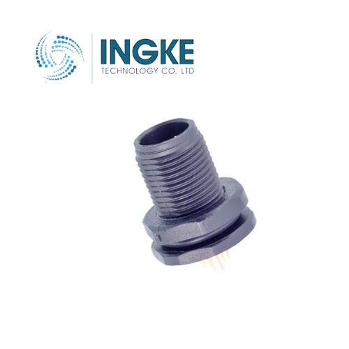 SS-12000-001 M12 Circular Connector 4 Position Receptacle Male Pins Solder Cup INGKE IP67 Waterproof