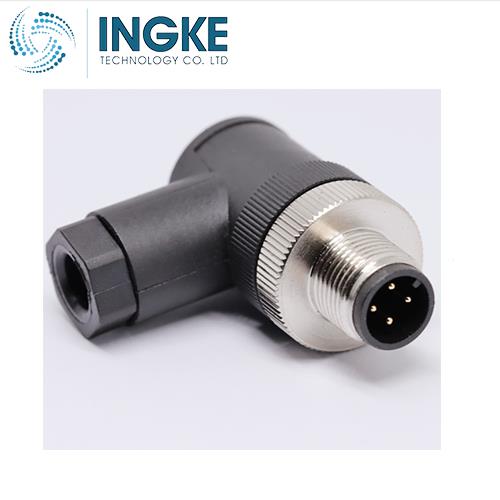 1408990 M12 CONNECTOR MALE 4POS A CODED RIGHT ANGLE SCREW