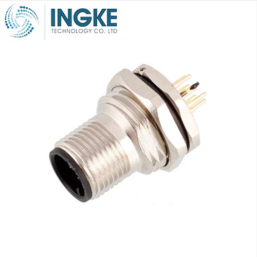 T4130012021-000 M12 CONNECTOR MALE 2PIN A CODED SOLDER CUP