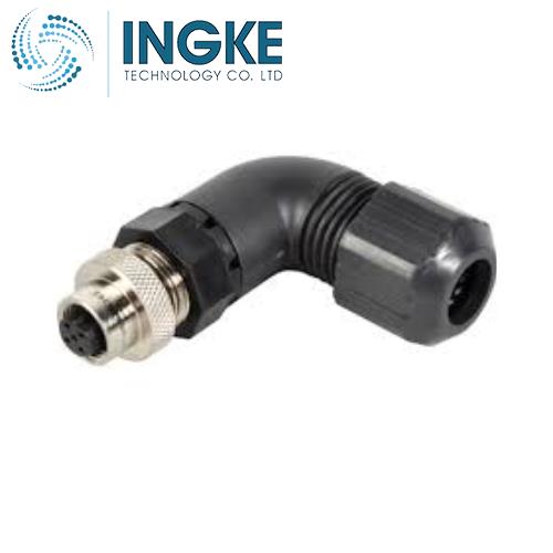 HDM12PF05D1RA M12 CONNECTOR FEMALE 5POS A CODED RIGHT ANGLE