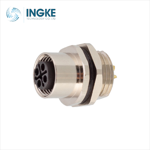 1554733 5 Position Circular Connector Receptacle Female Sockets Solder Sensor/Actuator Flush Type Socket