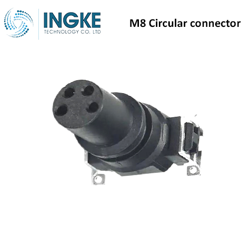 1412221 M8 Circular connector Insert 4 Position Female Sockets A-Code IP67 Waterproof Solder