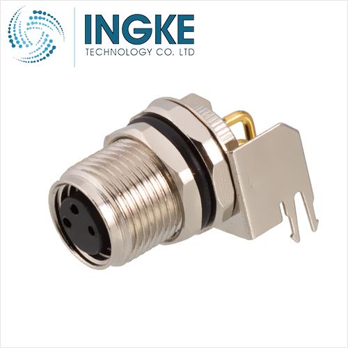 1456145 M8 CONNECTOR 3POS A CODED RIGHT ANGLE SOLDER