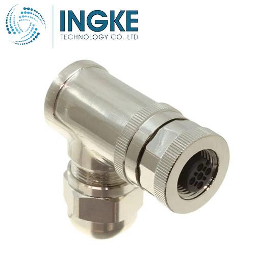 T4112411052-000 M12 CIRCULAR CONNECTOR FEMALE 5 PIN B CODED SCREW RIGHT ANGLE
