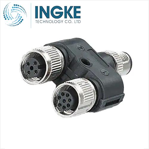 1054338 M12 CIRCULAR CONNECTOR Y-SHAPED 5P/8P(2) MALE PINS/FEMALE SOCKETS(2)