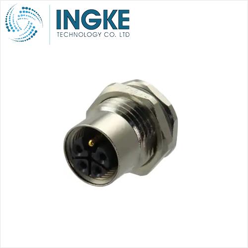 T4141L12041-000 M12 CONNECTOR FEMALE 4 POS L CODED SOLDER