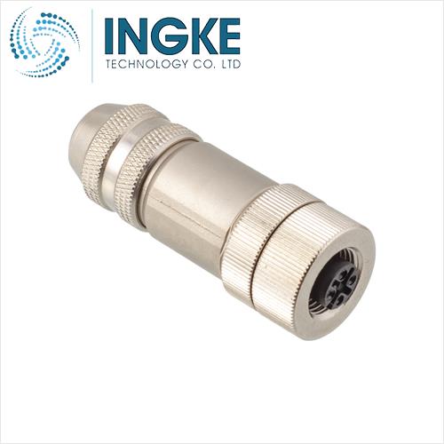 T4110512022-000 M12 CONNECTOR FEMALE 2 POS D CODED SCREW
