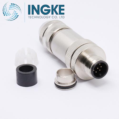 T4111011031-000 M12 CONNECTOR MALE 3 POS A CODED SCREW