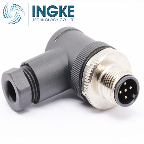 T4113401052-000 M12 CONNECTOR MALE 5 PIN B CODED RIGHT ANGLE