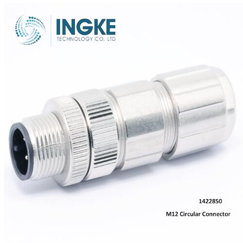 1422850 M12 Circular Connector Receptacle Housing Plug Male Pins