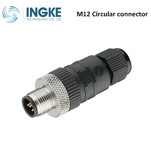 RSCQ 3/9 pack of 5 M12 Circualr connectors 3 Position IP67 Male Pins