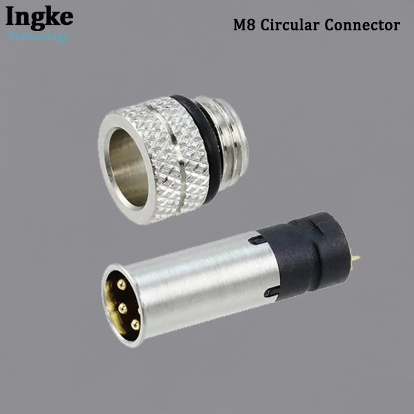 854-004-103RLS4 M8 Circular Connector IP67 Waterproof Solder Cup Sensor Connector Plug