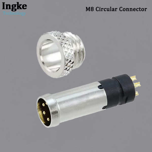 854-005-103RLS1 M8 Circular Connector IP67 Waterproof Solder Cup Sensor Connector Plug