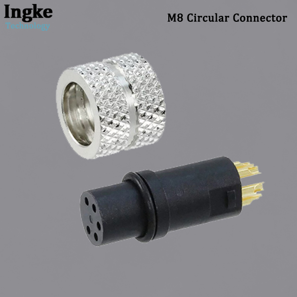 854-005-203RLS1 M8 Circular Connector Cable Mount Solder Cup Female Sensor Socket