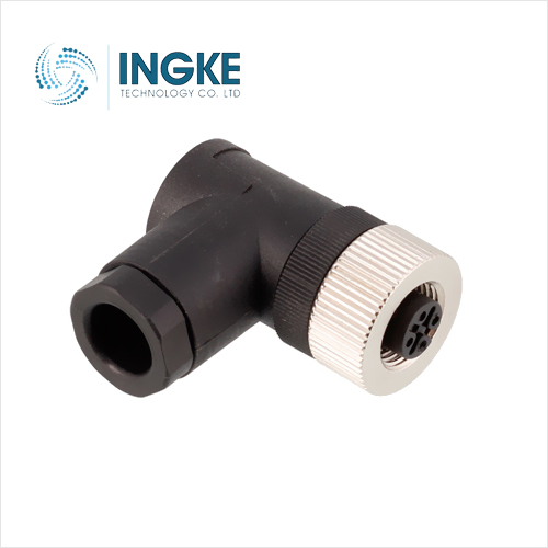 1408991 4 (Power) Position Circular Connector Receptacle Female Sockets Screw