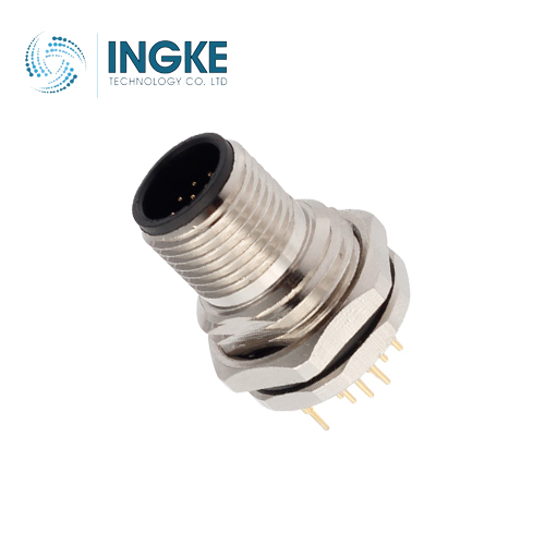 1441820 12 Position Circular Connector Plug Male Pins Solder