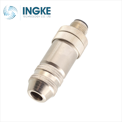 3-2271111-2 4 Position Circular Connector Plug Male Pins Screw Shielded