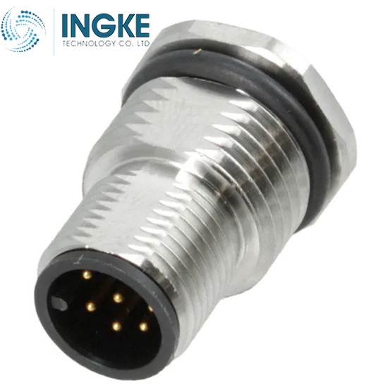 1529807 8 Position Circular Connector Plug Male Pins Solder IP65 IP67 IP69 IP69K