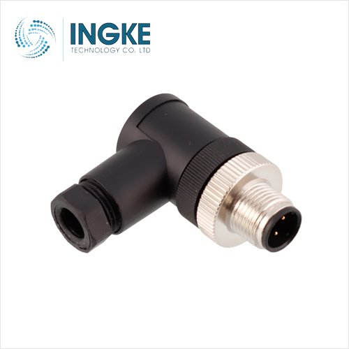 T4113501051-000 5 Position Circular Connector Receptacle Male Pins Screw Right Angle