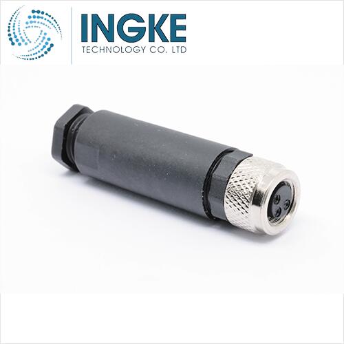 2120956-1 M8 CIRCULAR CONNECTOR FEMALE 3 PIN SOLDER UNSHIELDED