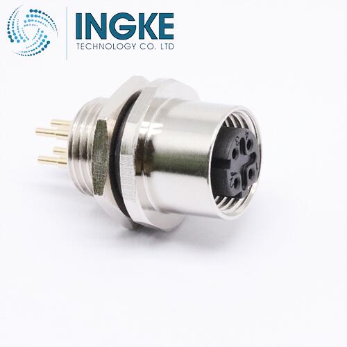 T4143412031-000 M12 CONNECTOR FEMALE 3 PIN B CODED SOLDER