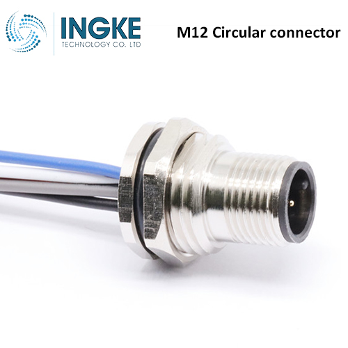 T4171010404-001 M12 Circular connector Receptacle Male Pins 4P IP67 B-Code Waterproof