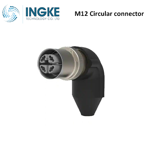 2350797-2 M12 Circular connector Plug Female Sockets 8P Right Angle X-Code IP67
