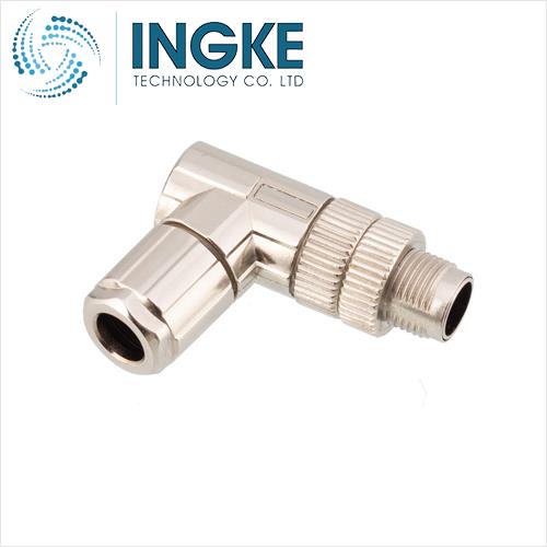 T4113511021-000 M12 CONNECTOR MALE 2 POS D CODED SCREW