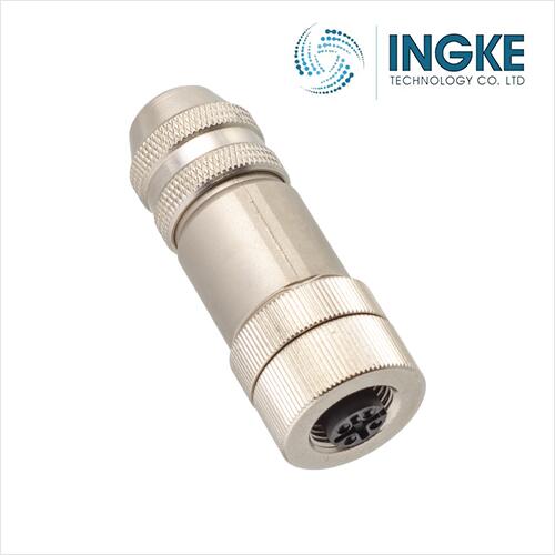 5-2271117-2  M12 Connector  8 Contact   Female Socket  A Coded  Shielded