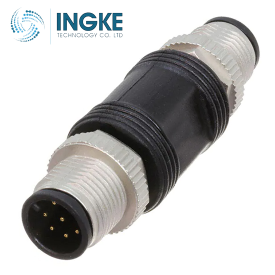 IA-A08M-A08M-0000-01 Circular Connector Standard 8/8 Male Pins/Male Pins Free Hanging (In-Line)