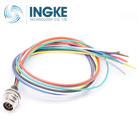YKP16-E108ASRH-500 M16 Connector Male 8Pin Cable Assembly