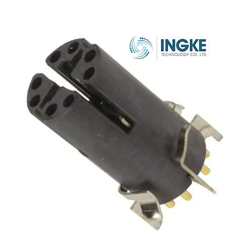 21033812821   M12 Circular Connector  8 Contact  X Coded  Female Socket  Shielded  IP67
