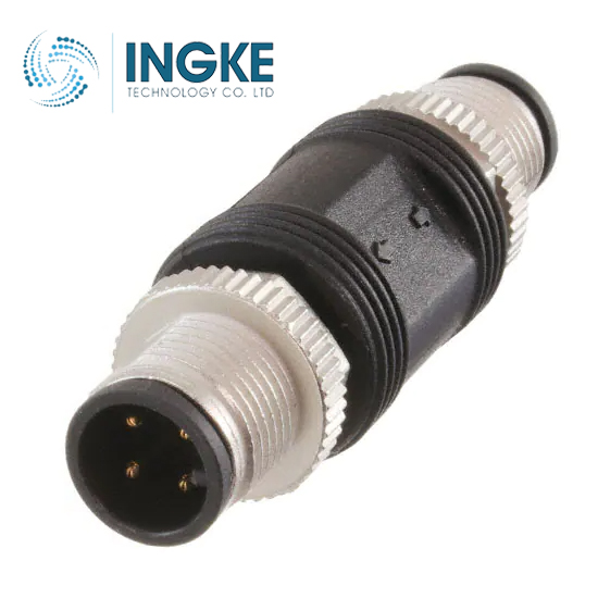 IA-A04M-A04M-0000-01 Circular Connector Standard 4/4 Male Pins/Male Pins Free Hanging (In-Line)