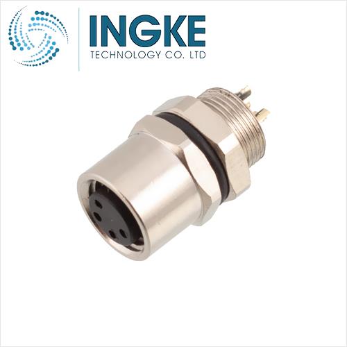 1814444-1 M8 CIRCULAR CONNECTOR MALE 3 PIN SOLDER CUP PANLE MOUNT
