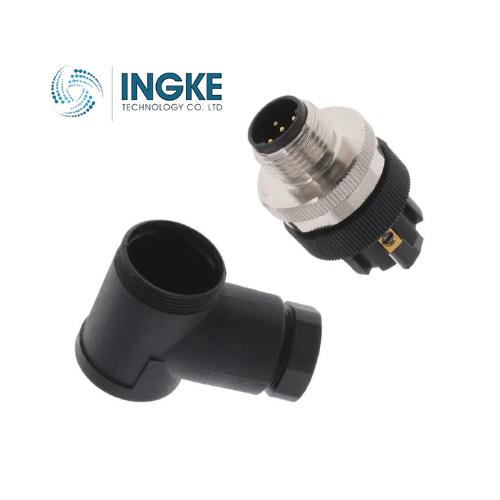 T4113502051-000   M12 Connector  5 Positions  Male Pins IP67  Threaded   D Orientation