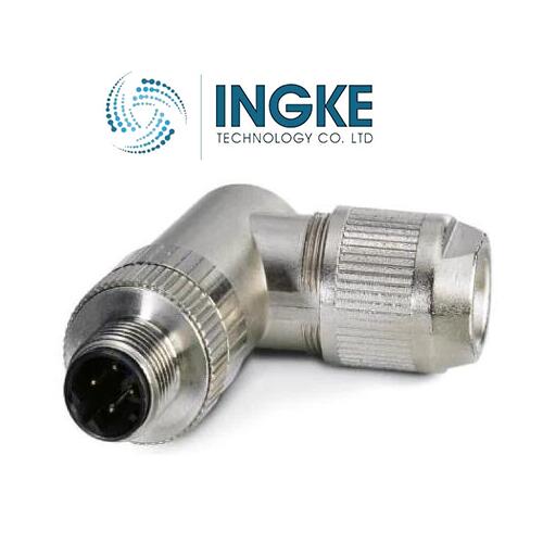 1554539  M12 Connector  4 Contact  Male Pins  D Coded  IP67