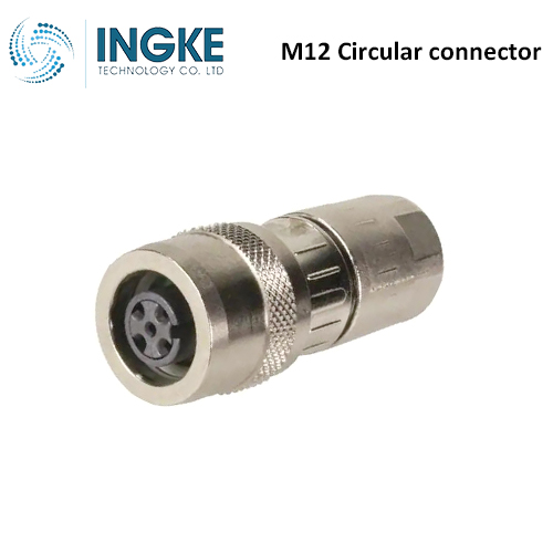 21033222401 M12 Circular Connector Plug 4 Position Female Sockets IDC A-Code