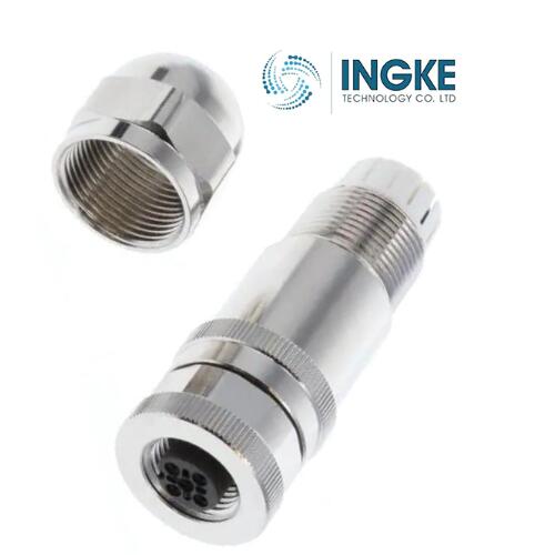 T4110012021-000  M12 Circular Connector  2 Positions  A Orientation  IP67  Female Sockets  Shielded