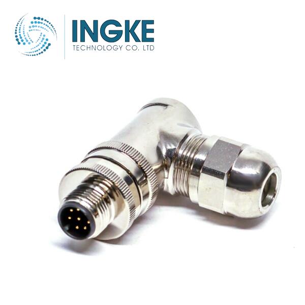 T4113402022-000 M12 Connector 2 PIN Receptacle Male Screw IP67